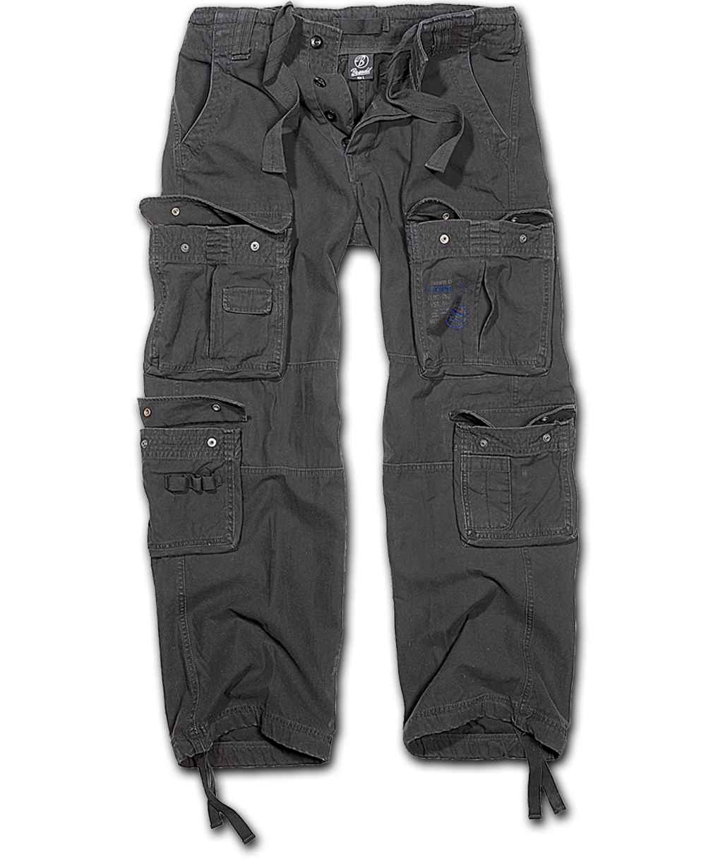 Cargohose "Vintage", schwarz – Bild 2