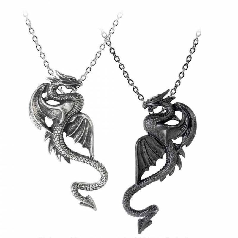 Partner-Kette „Dragon Love“ von Alchemy Gothic – Bild 2