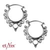 O1004Silberohrringe-Indisches-Ornament