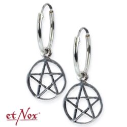 Silberohrring "Pentagramm" (Stückpreis)