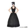 Black lace Victorian longdress by Sinister. 1163