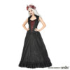 Black lace Victorian longdress by Sinister. 1163
