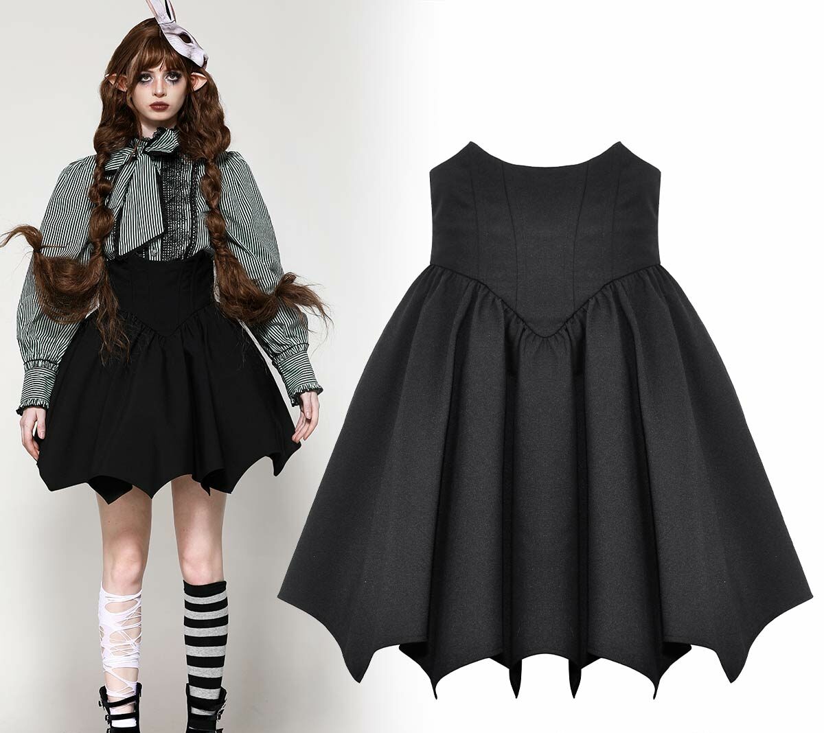 bat-babe-skirt-kw371