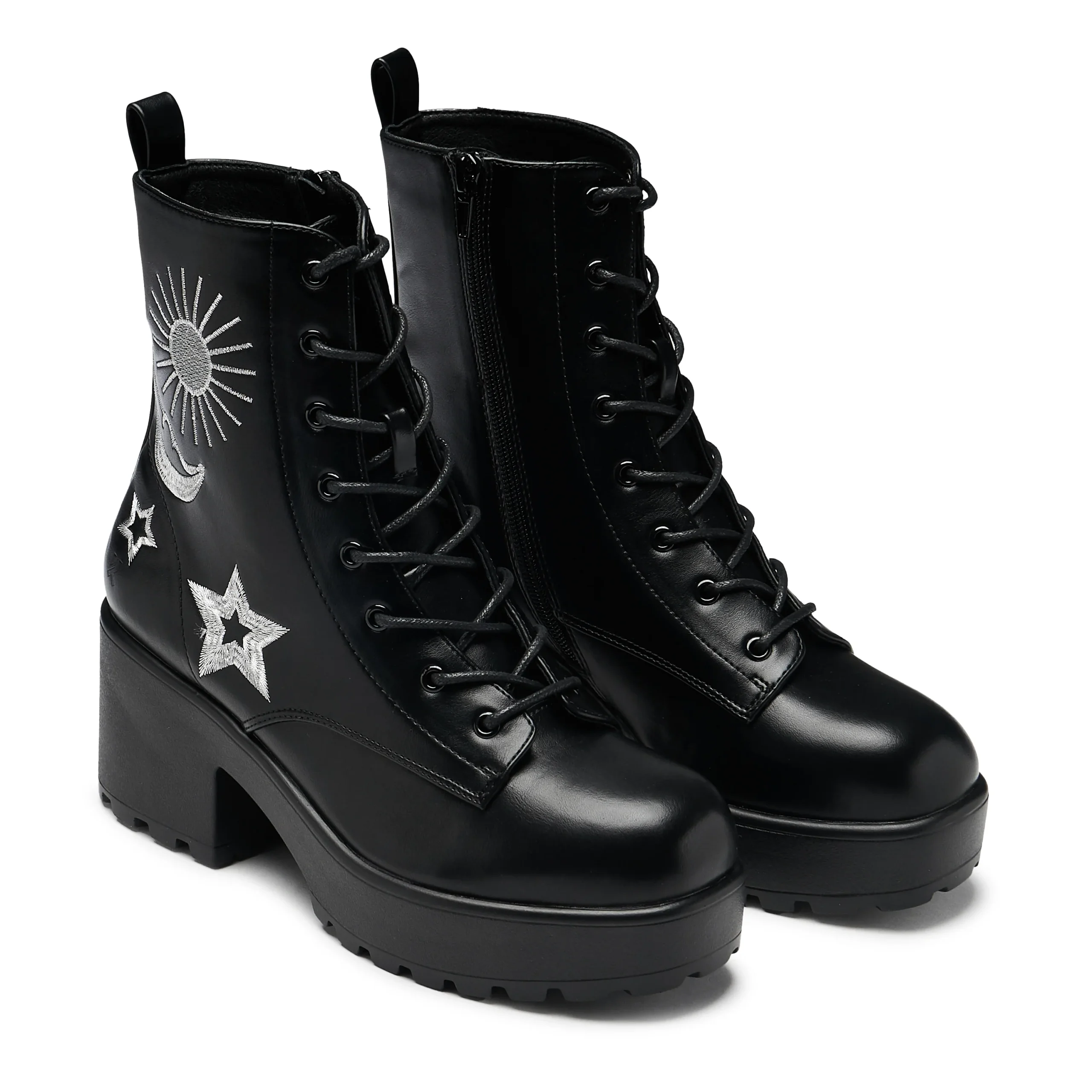 Astro_Silver_Star_and_Moon_Chunky_Boots_4