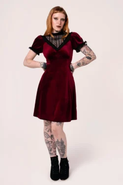 Mourning Velvet Dress