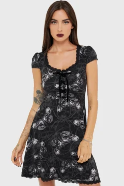 Spidrasica's Web Mini Kleid von Killstar