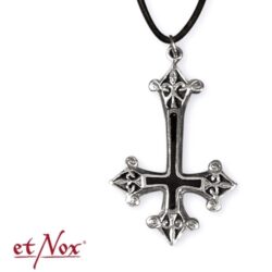 Edelstahlanhänger "Inverted Cross"
