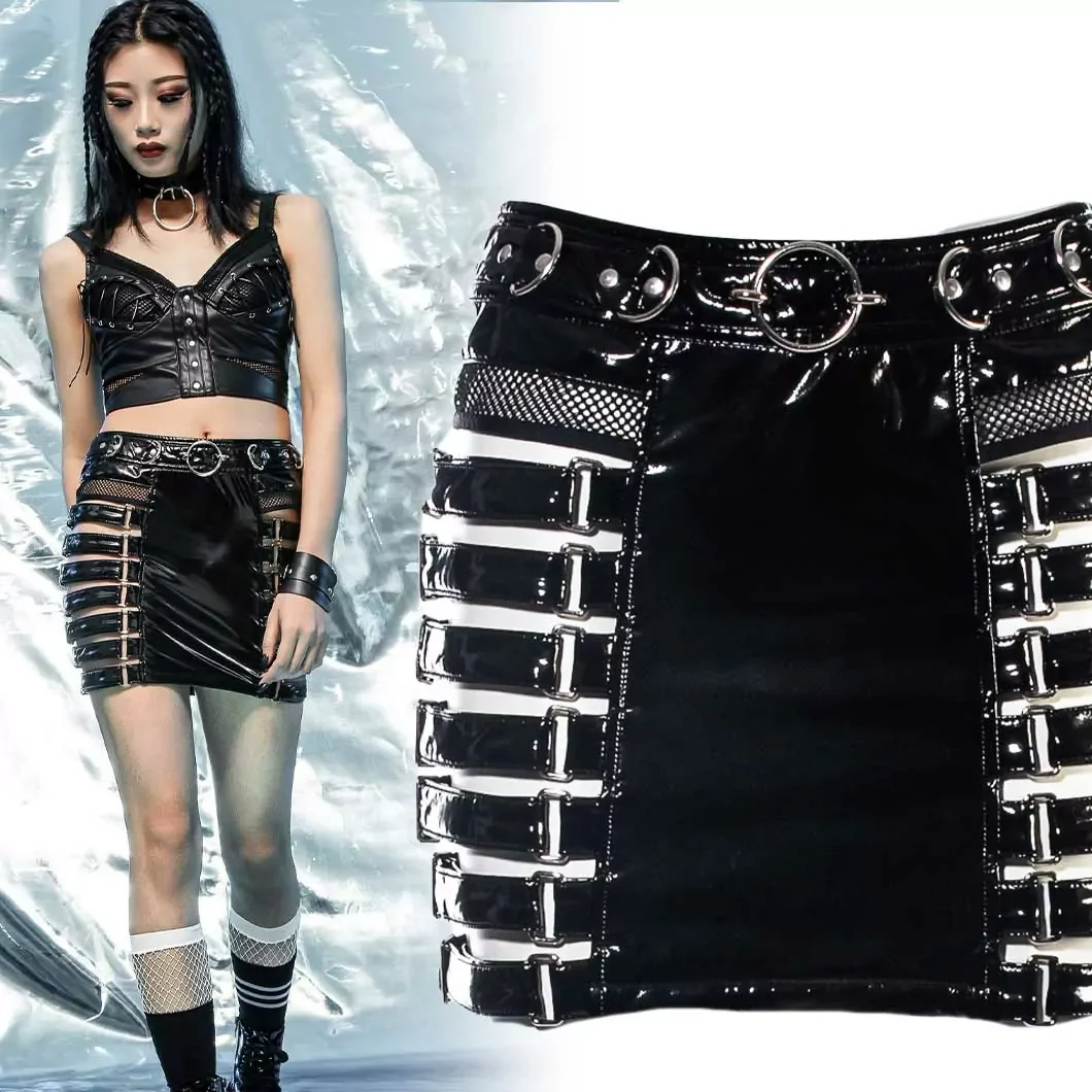 Demonia Lack-Minirock