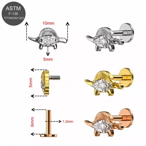Titan Labret Stegosaurus mit Stein – Bild 2