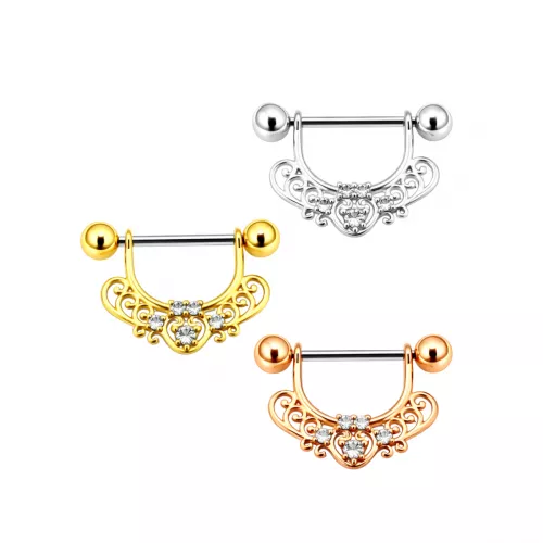 Nippelpiercing "Sweet Heart", Chirurgenstahl 316L