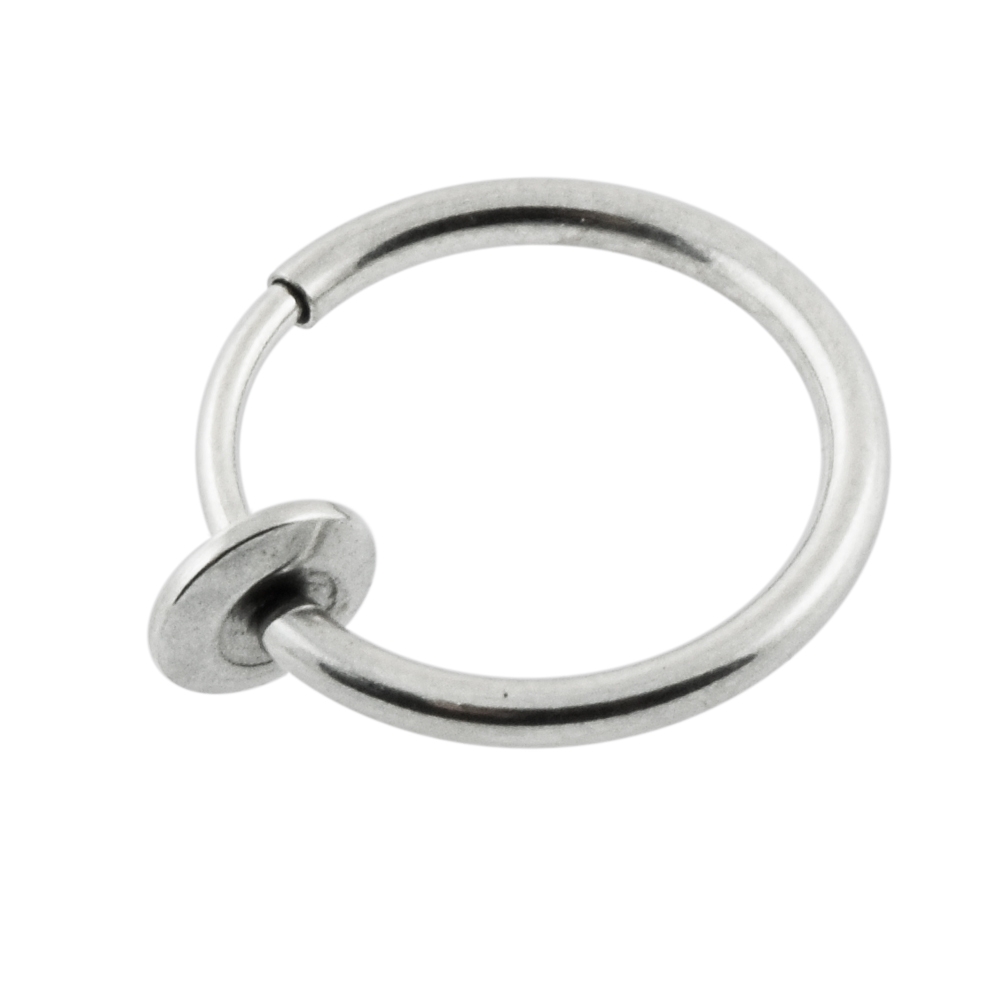 Fake Piercing-Ring, Chirurgenstahl 316L – Bild 3