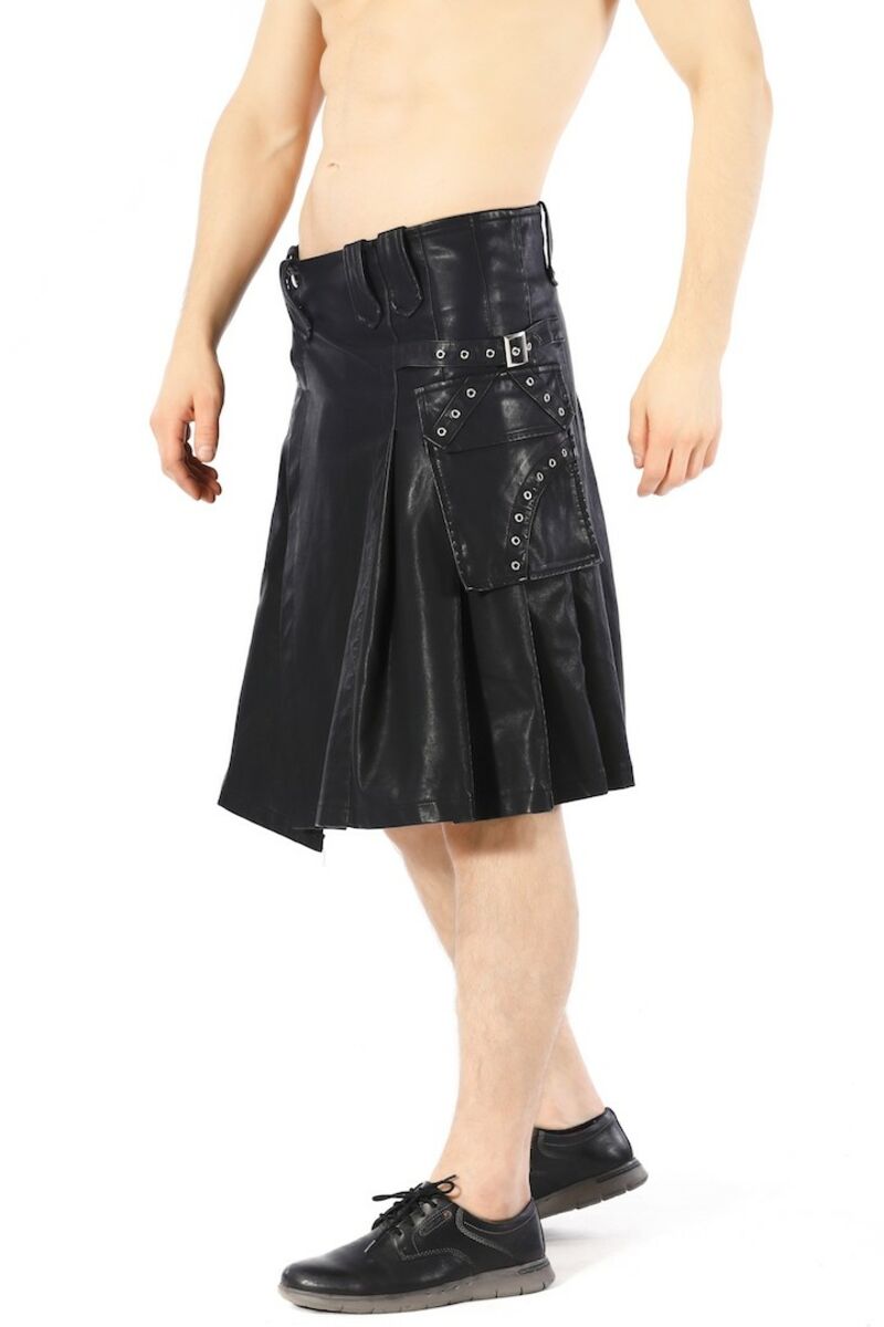 Kilt, Lederoptik – Bild 2
