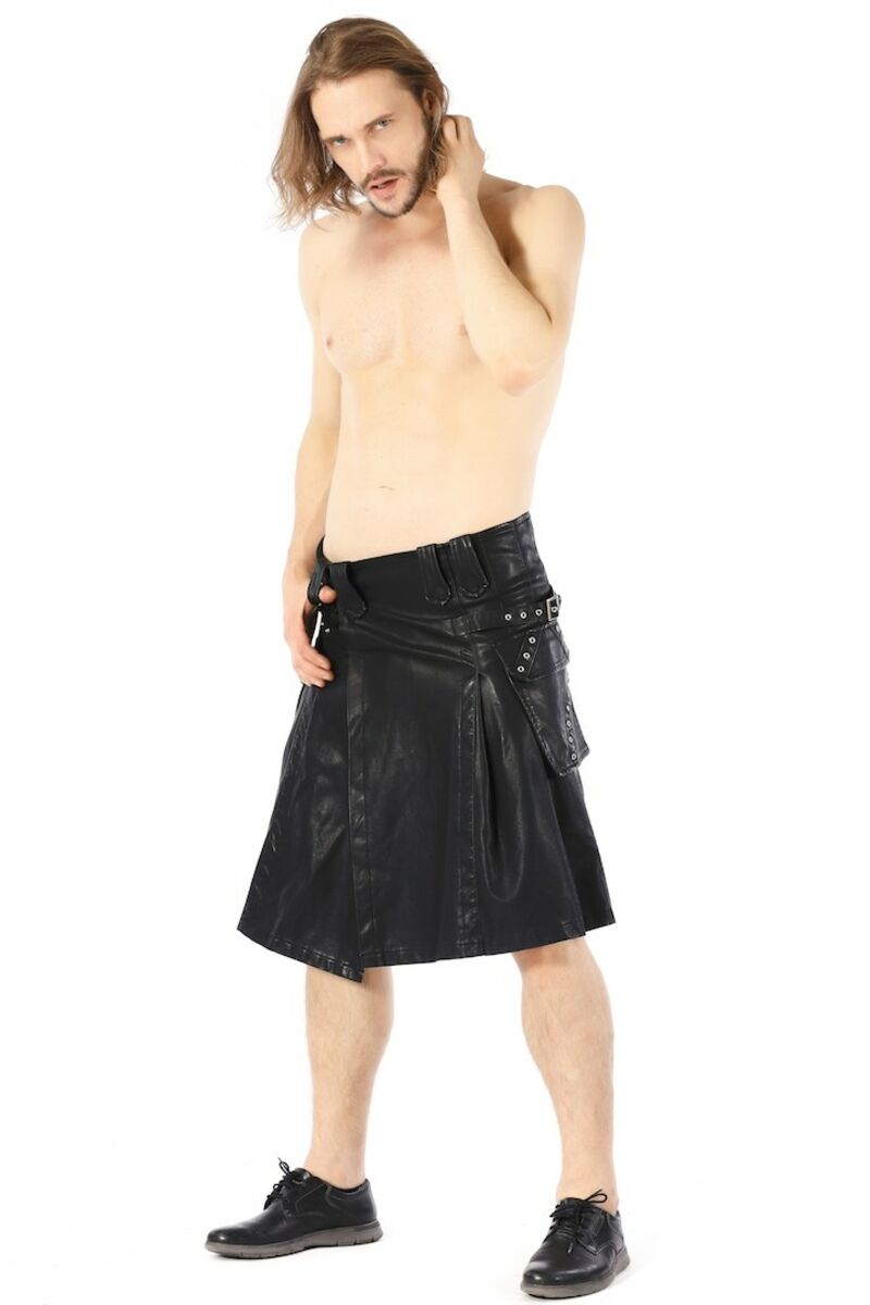 Kilt, Lederoptik
