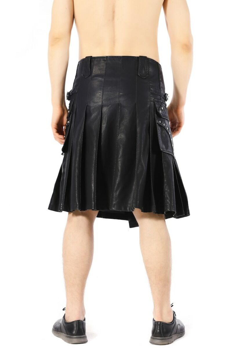 Kilt, Lederoptik – Bild 3