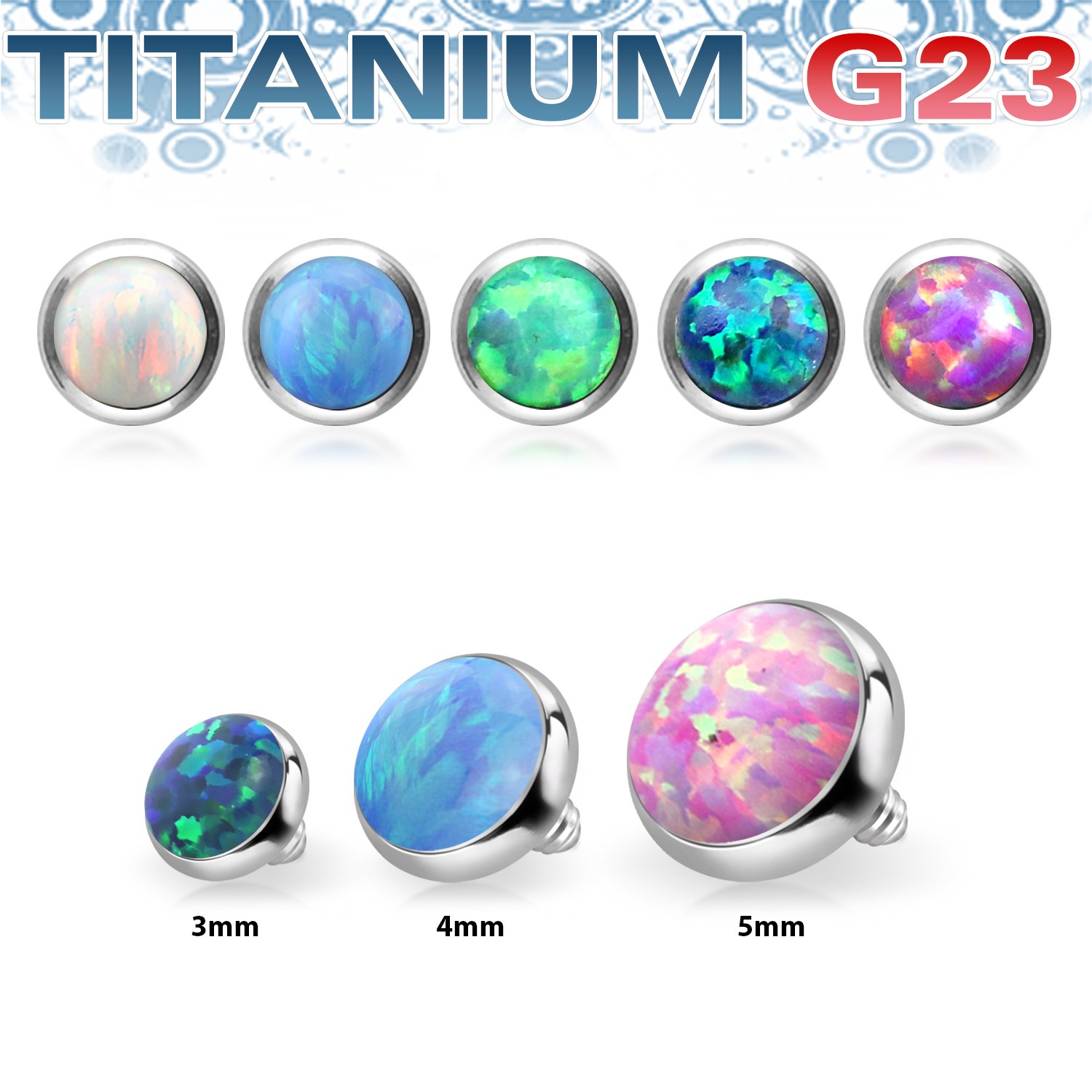 Dermal Anchor Aufsatz, Opal