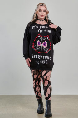 Panic Purrfect Jumper