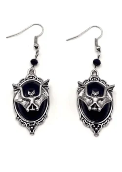 Edelstahl-Ohrringe "Gothic Bat"