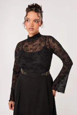 Wildflower Mesh Top