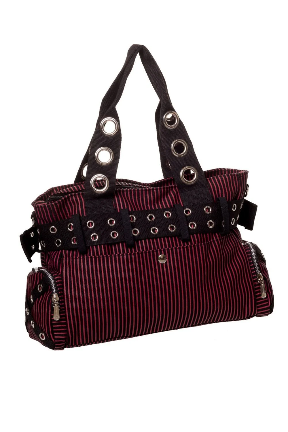 Handtasche "Handcuffs", black/red – Bild 2