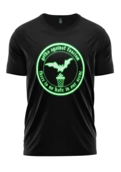 T-Shirt "Goth Against Fascism" - Glow in the Dark